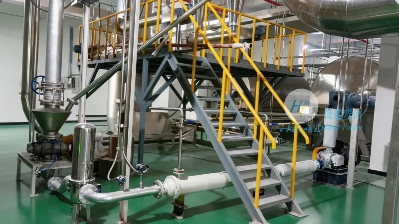 ラクトースパウダーの空気輸送ソリューション