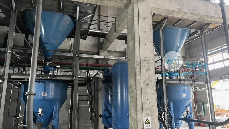 アルミナ微粉の空気搬送計画