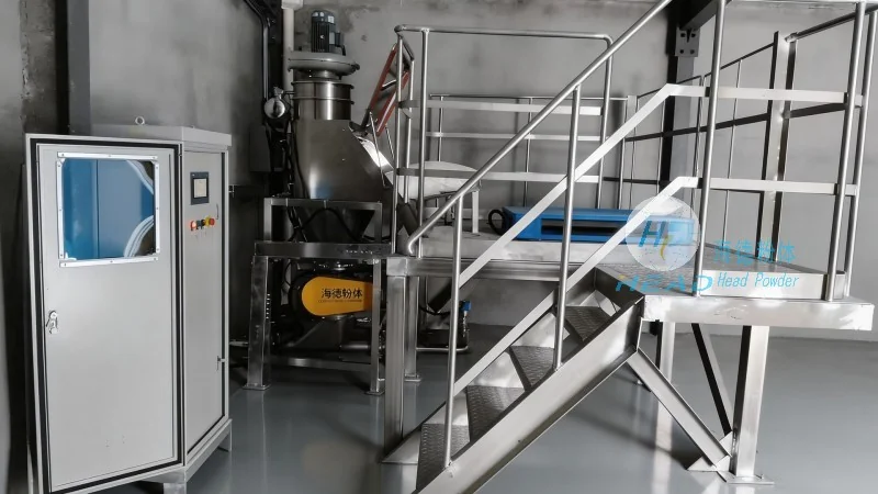 ドイツのエッセンで、リチウムパウダー用の完全な密閉型漏れ防止空気搬送工学